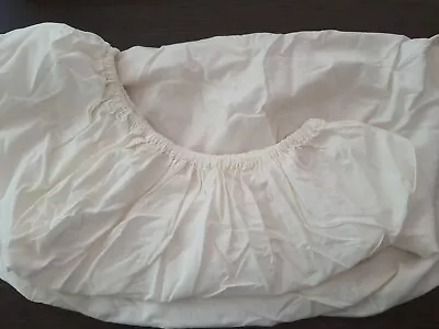 KIDS LINE CRIB SHEET - Cream Beige Tan BABY TODDLER CRIB BED Pre-owned EUC • $7.49