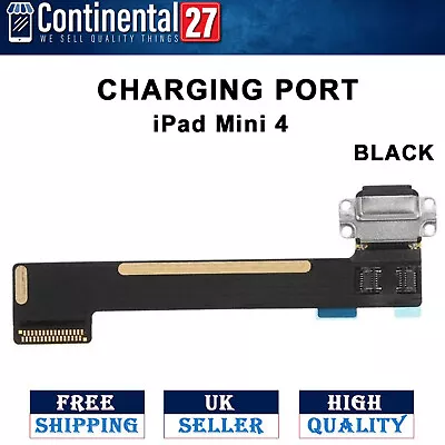 Black Charging Flex Dock Socket Port Cable Replacement For IPad Mini 4 4th Gen • £4.25