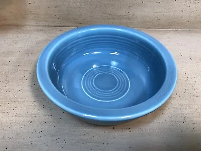 Vintage Fiestaware Turquoise Blue 5.5” Cereal Fruit Dessert Bowl HLC Fiesta • $30