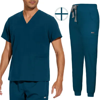 2024 Hot Popular Nurse Hospital Uniform For Men Women Jogger Scrub Set Stretch • $28.99