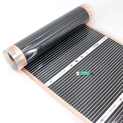 Underfloor Heating Film Mat Foil Far Infrared Carbon Panel Laminate Floors Wire • £18.16