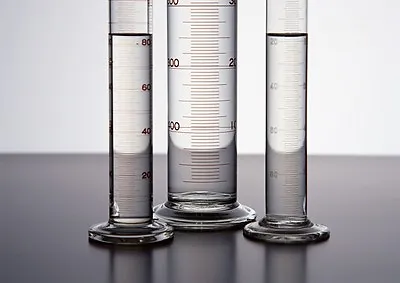 Rocwing Glass Measuring Cylinder Sets Boro 3.3 Laboratory Glassware Borosilicate • £14.99