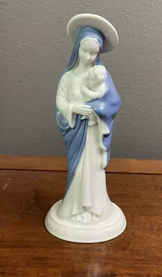 Madonna With Child Mary Jesus Figurine E&R Germany Vintage EUC • $40