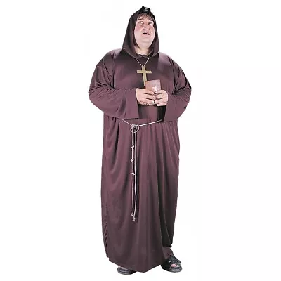 Monk Costume Adult Medieval Friar Tuck Halloween Fancy Dress • $21.56