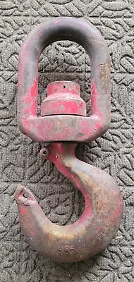 $395 • Buy Crosby Crane Swivel Hook ~ 15 Ton ~ Commercial Grade ~ Made In USA