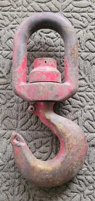 $395 • Buy Crosby Crane Swivel Hook ~ 15 Ton ~ Commercial Grade ~ Made In USA