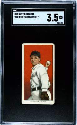 1910 Sweet Caporal (T206) Iron Man Mcginnity SGC 3.5 • $475