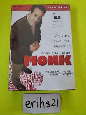 MONK - The Complete First 1 One Season DVD BRAND NEW & SEALED • $9.99