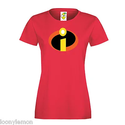 Teacher Gift  Mrs Incredible / The Incredibles Super Hero T Shirt Fancy Dress • £9.99