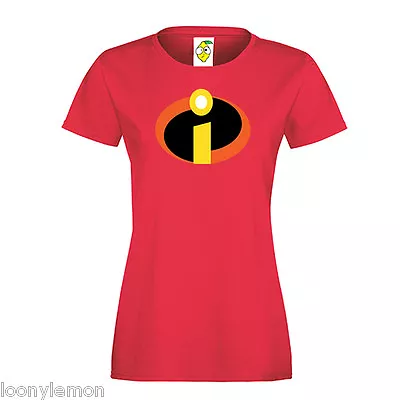 Teacher Gift  Mrs Incredible / The Incredibles Super Hero T Shirt Fancy Dress • £9.99