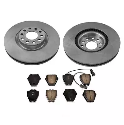 Front Rotors & Dual Caliper Piston Brake Pads For Audi A6 Quattro 4.2L 2002-2004 • $155