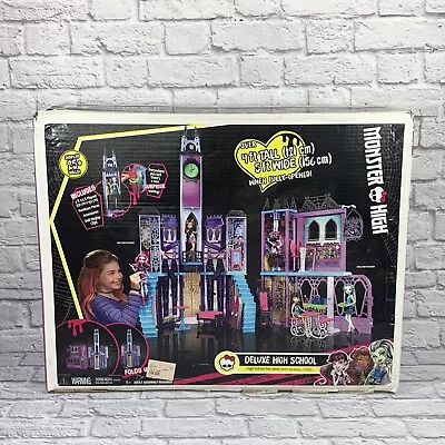 Monster High Deluxe High School Doll House 2015 Mattel Over 4 FT High New • $295.98