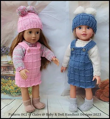 Knitting Pattern Og2 For 18  Fashion Doll Fits American Girl & Our Generation • £3.99