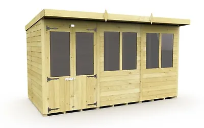 Total Sheds Pent Summer House Various Sizes Available Pressure Treated Tanalised • £1800.76