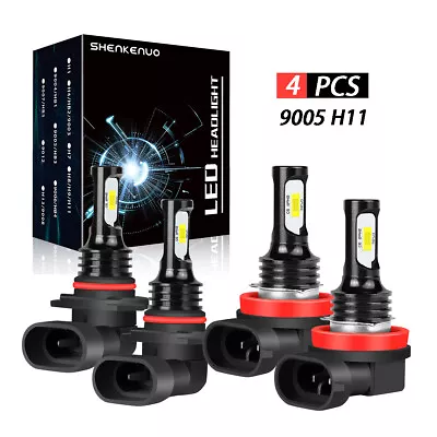 For Volvo VN VNL VNM Truck 630 670 730 780 2015 9005 H11 Led Headlight Bulbs Kit • $26.80