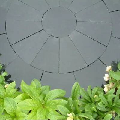 Paving Circles - Natural Stone 3 Ring Garden Circles - 7 Colours To Choose From • £492