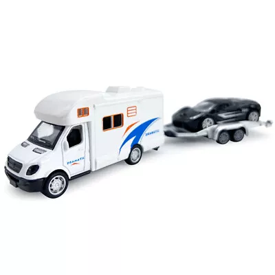 Motorhome Toy Camper RV With Trailer Diecast Toy Car Toys For Boys Kids Gifts • $10.10