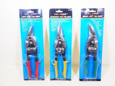 Aviation Tin Snips Straight Cut Left Right Angle Cuts Sheet Metal Cutting Shears • $11.47