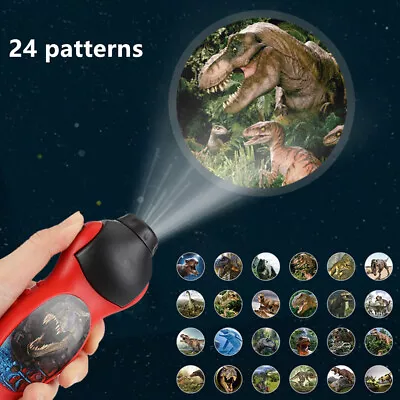 £6.49 • Buy Dinosaur Torch Projector LED Flashlight Children Kids Educational Toys Gift