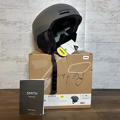 Smith Method Koroyd MIPS Snow Ski Snowboard Helmet Gray Grey Adult Medium 55-59 • $99