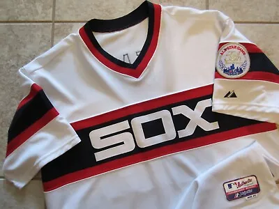 RARE! Authentic Chicago White Sox THROWBACK Majestic Cool Base Jersey KEMP 48 • $199