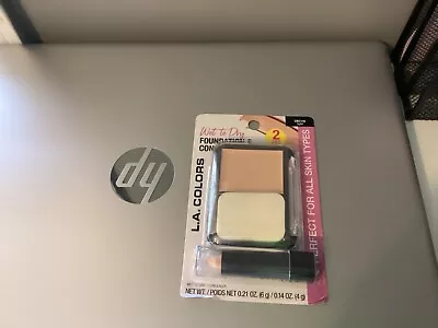 L.A. Colors Wet To Dry Foundation & Concealer( 2 Pcs) CBC116 Light • $6.99