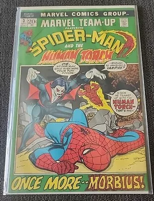 MARVEL TEAM-UP #3 1972 MARVEL 3RD APP OF MORBIUS FN+ Copy2 • $60