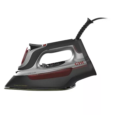 CHI Steam Iron For Clothes With Electronic Temperature Control Titanium Infused • $63.74