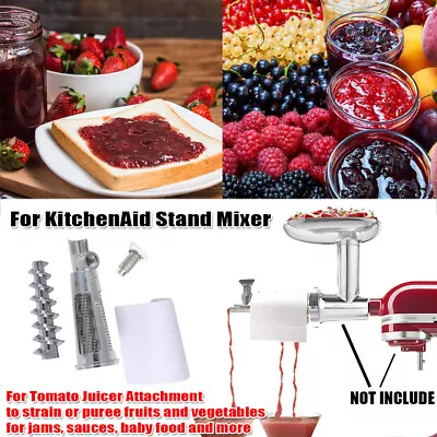 Fruit & Vegetable Strainer Attachment Tomato Juicer For KitchenAid Stand Mixer • $25.99