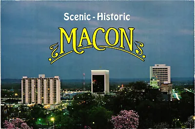 Scenic-Historic Macon Georgia - Bustling Southern City Postcard Posted 1995 • $5.27