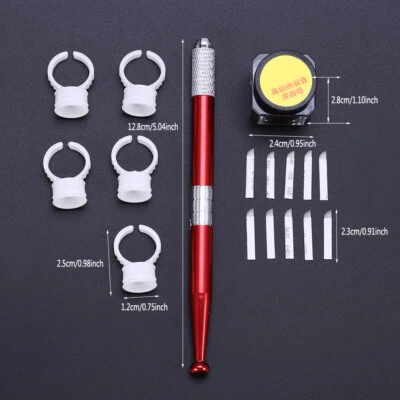 £9.92 • Buy Permanent Makeup Kit Microblading Eyebrow Tattoo Practice Pen Needle LVV