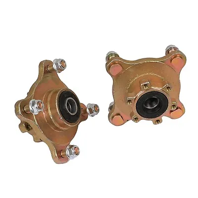 2pc 17mm Front 4 Stud Spindle Wheel Hub For Quad Bike ATV Buggy Go Kart • $65.46