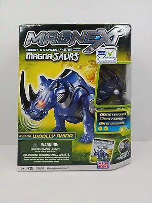 MEGA BLOKS Magnext Magnasuars WOOLY RHINO 29557 NIB  • $20