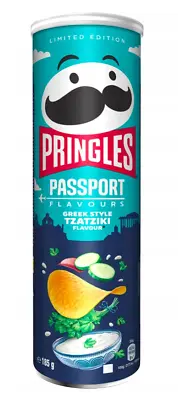 £12.26 • Buy Pringles Passport Tzatziki Greek Style - 185g - Limited Edition - Potatoe Chips