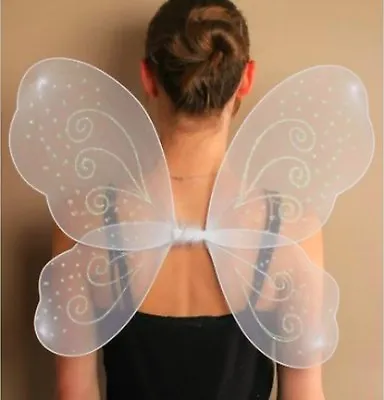 £5.63 • Buy Butterfly Fairy Wings Fancy Dress Dressing Up Ladies Party Lilac Pink White