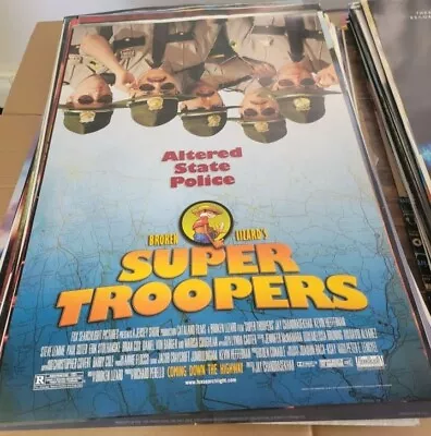 Super Troopers Original Rolled 27x40 Movie Poster 2001 Vermont State Police  • $34.99