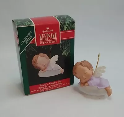 Hallmark Keepsake Ornament Mary's Angels - Iris By Mary Hamilton 1991 • $25.76