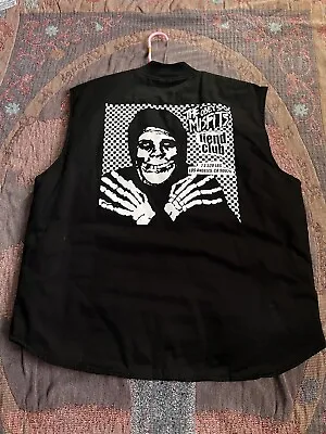 VTG The Misfits X Obey Work Vest Fiend Danzig Logo Punk Sid Shirt Size XL • $85