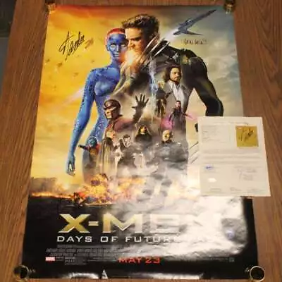 Stan Lee/Len Wein Signed Poster X-Men Days Of Future Past Auto JSA ZJ10616 • $299.99