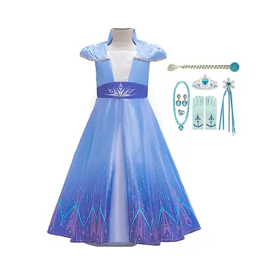 Frozen 2 Elsa Costume With Accessories • $17.99