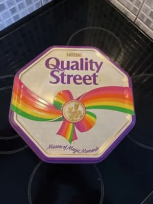 1990s Nestle's Quality Street LARGE Tin 1.8kg When Full - This Is Empty • £15