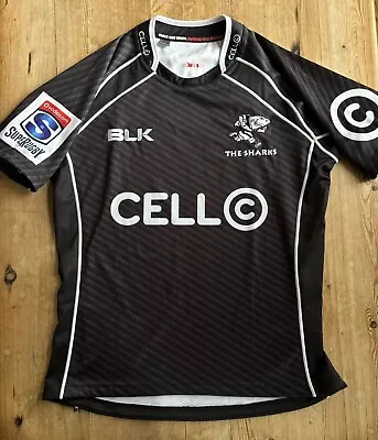 Natal Sharks Rugby Shirt - 2016-17 Season - Large/ XL • £12