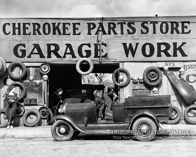 $11.95 • Buy Vintage 1936 Photo Cherokee Parts Store & Garage - Automobile Mechanic Wall Art