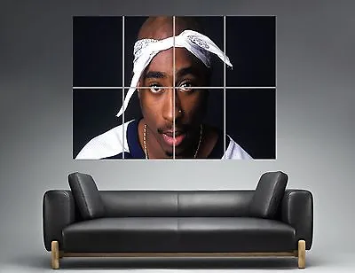 2PAC Tupac Legend Rapper 03 Wall Art Poster Great Format A0 Wide Print • $41.69