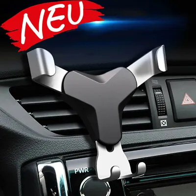 1X Universal Mobile Car Phone Holder Air Vent Gravity Design Mount Cradle Stand • £3.38
