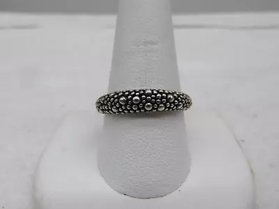 Stunning Michael Dawkins Sterling Silver Starry Night Band Ring Sz 9.75 #98 • $50