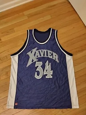 Xavier Musketeers NCAA Vintage Dodger Men's Basketball Jersey Size XXL • $39.99