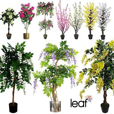 £44.99 • Buy Artificial Flower Tree Blossom Bushes Home Décor Display Home Or Office Use