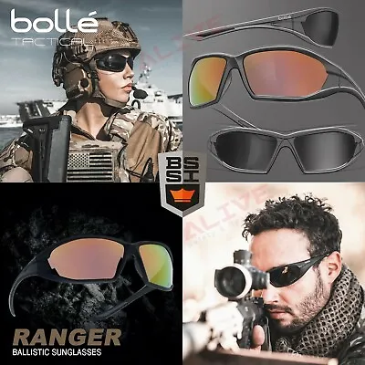 Bolle Sunglasses RANGER Tactical Ballistic Military Police Airsoft Paintball • £56.32
