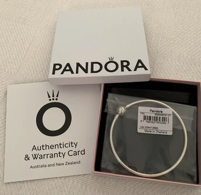 $52 • Buy Pandora - Moments Stars & Galaxy Bangle 590009C01  21 Cm - Genuine - BNIB
